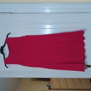 Kate Spade sun dress with scalloped hem and peek-a-boo in the back